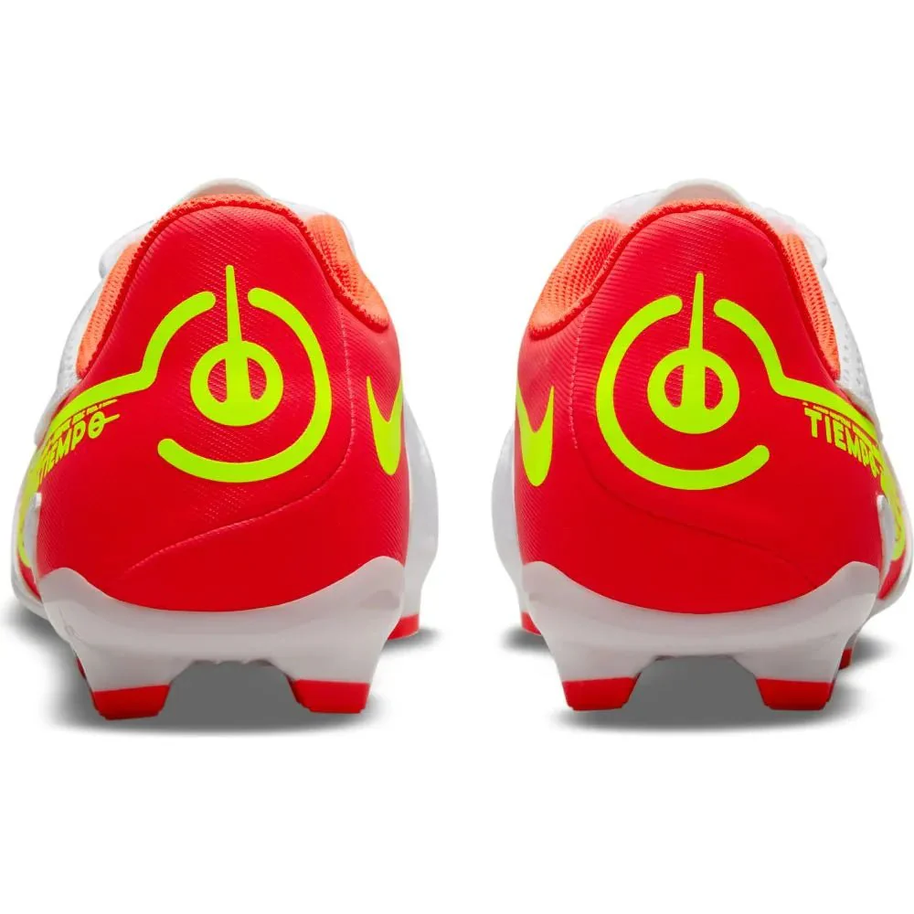 Nike JR Legend 9 Club FG-MG - White-Volt-Crimson - Image 6