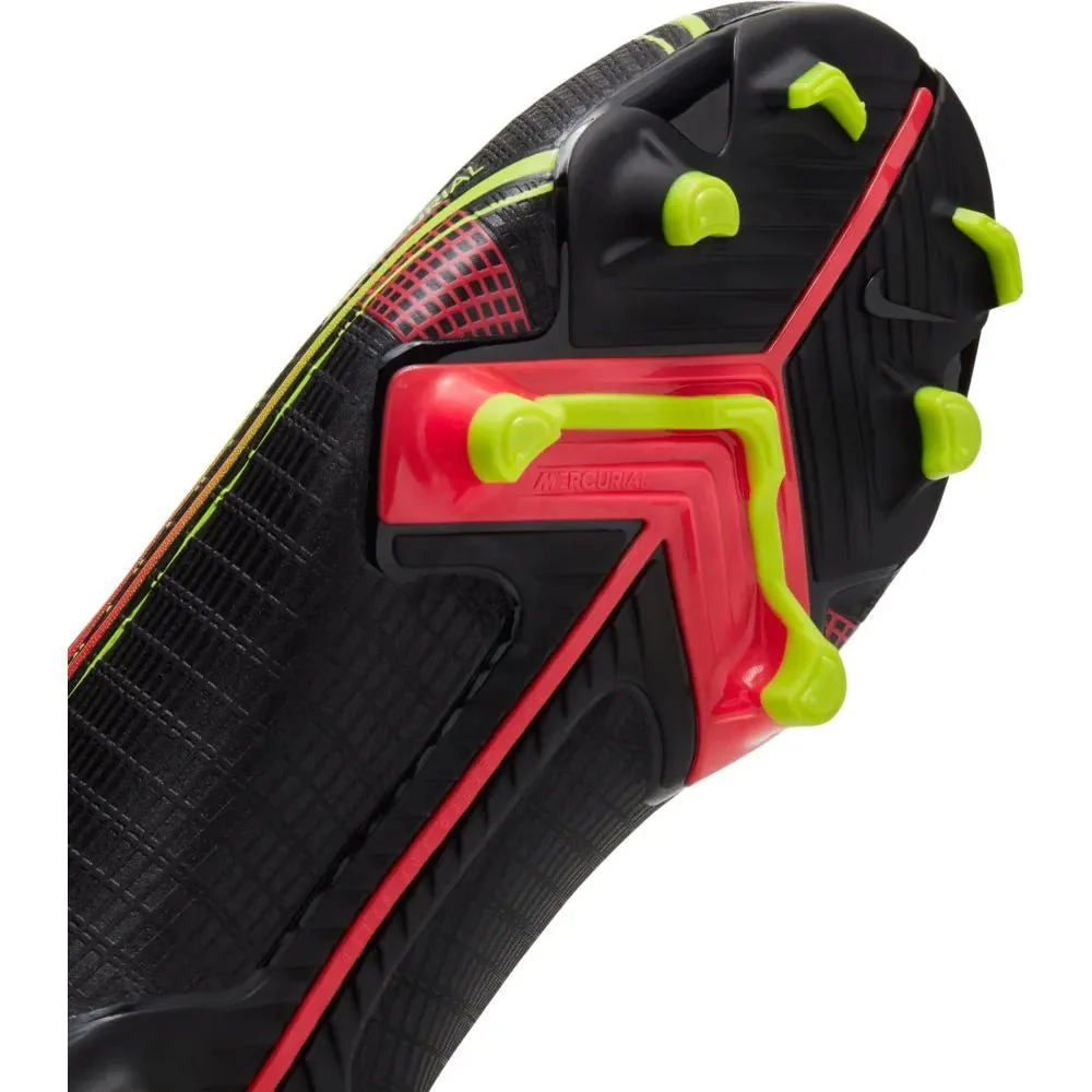 Nike JR Mercurial Superfly 8 Academy FG-MG - Black-Volt-Crimson - Image 7