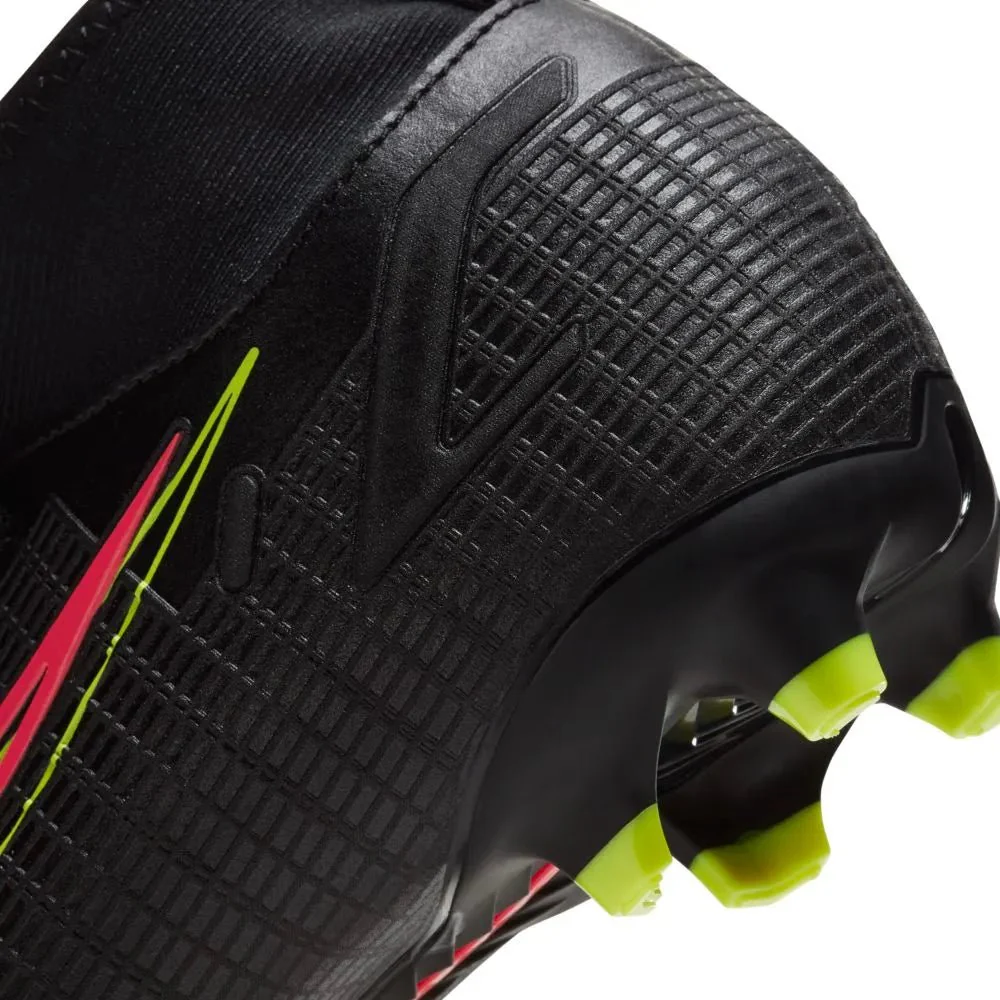 Nike JR Mercurial Superfly 8 Academy FG-MG - Black-Volt-Crimson - Image 9