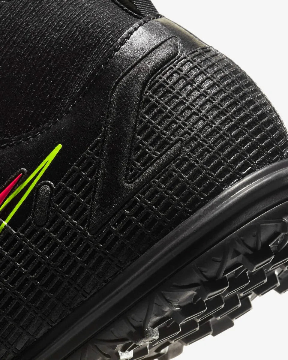 Nike JR Mercurial Superfly 8 Academy TF - Black-Volt-Crimson - Image 7