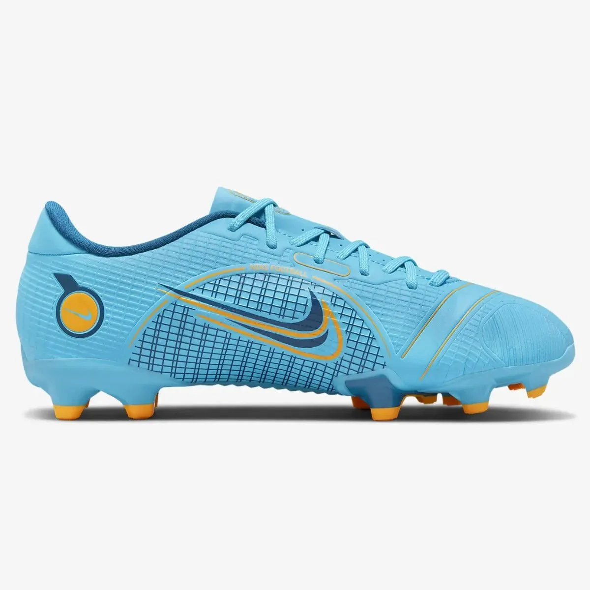 Nike Junior Mercurial Vapor 14 Academy FG-MG - Chlorine Blue-Laser Orange - Image 2