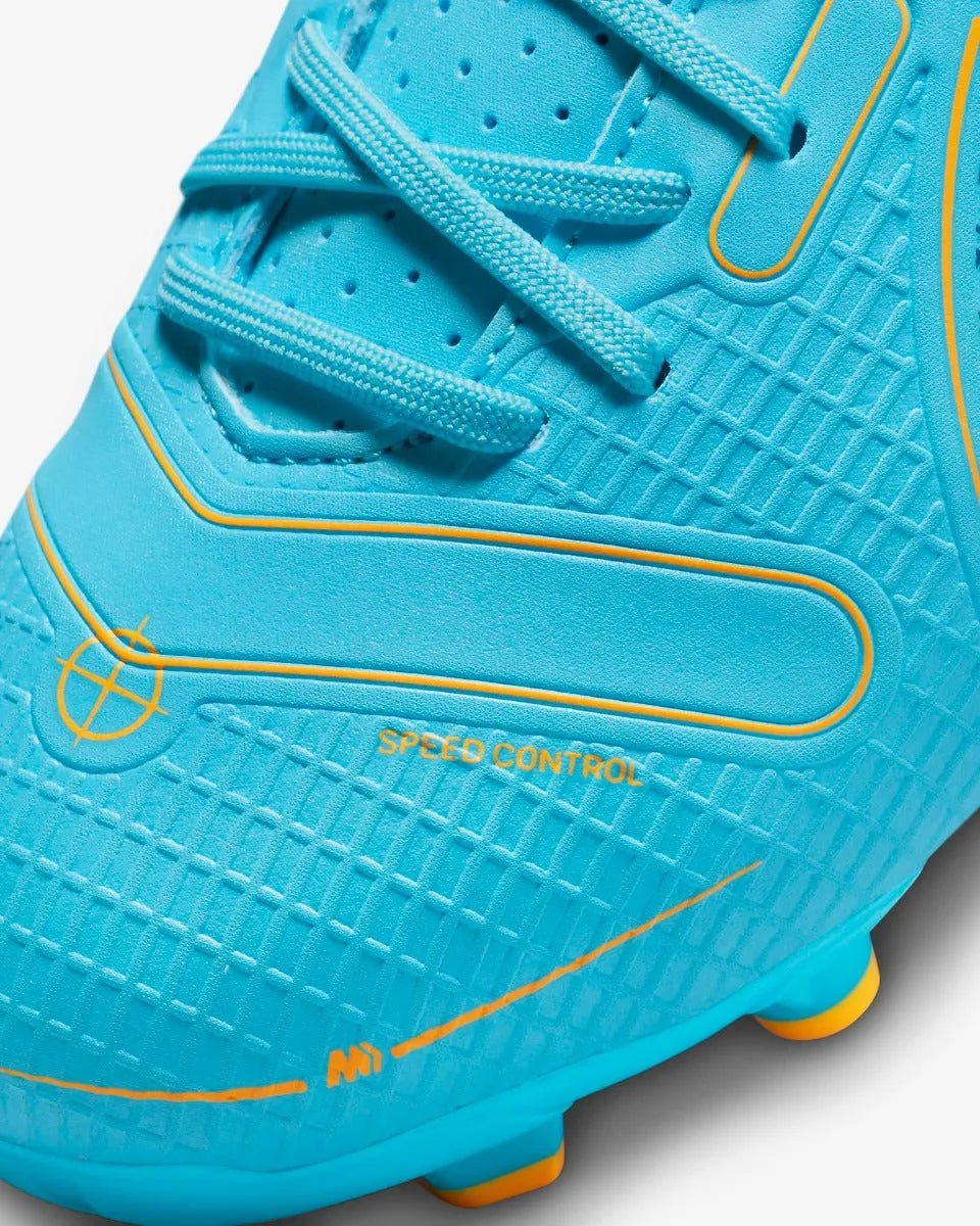 Nike Junior Mercurial Vapor 14 Academy FG-MG - Chlorine Blue-Laser Orange - Image 8
