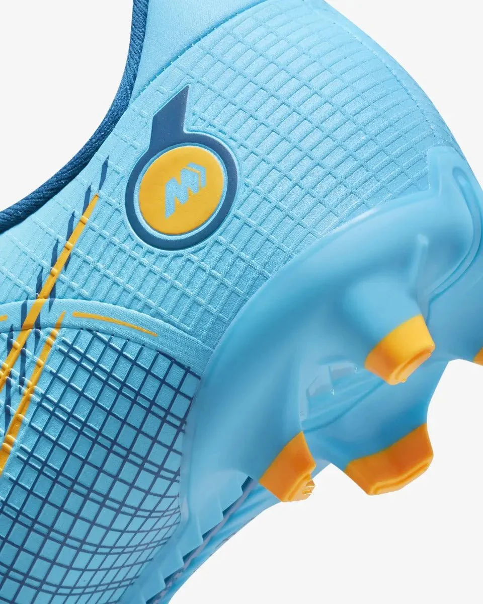 Nike Junior Mercurial Vapor 14 Academy FG-MG - Chlorine Blue-Laser Orange - Image 9