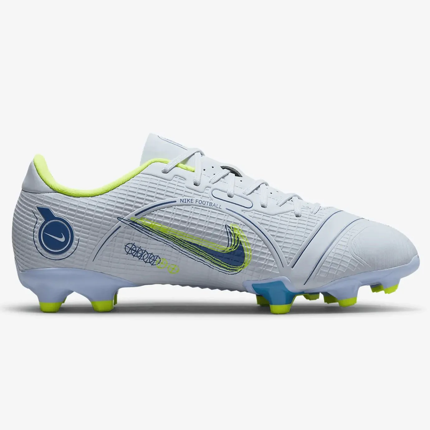 Nike Junior Mercurial Vapor 14 Academy FG-MG - Grey-Blue - Image 2