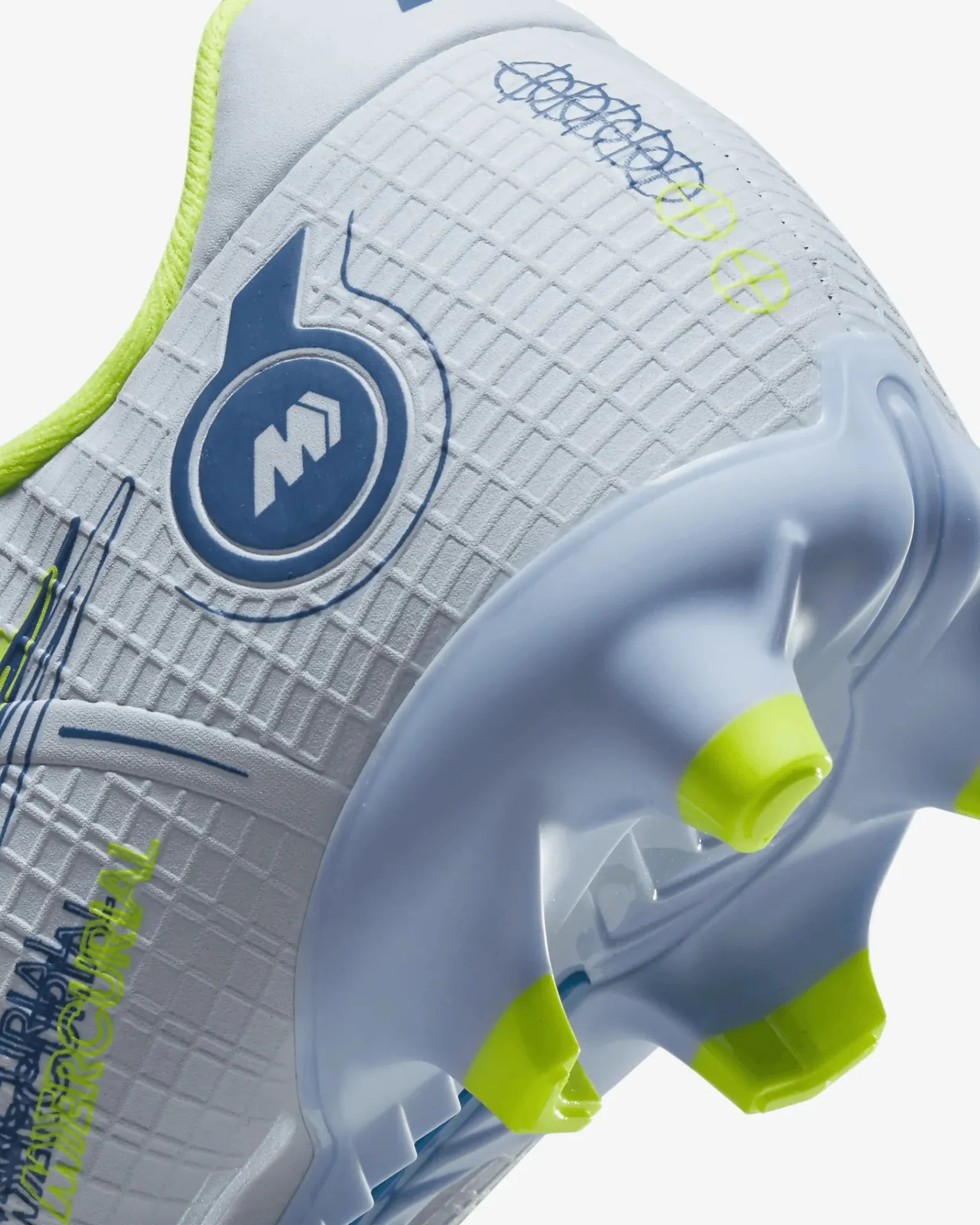 Nike Junior Mercurial Vapor 14 Academy FG-MG - Grey-Blue - Image 9