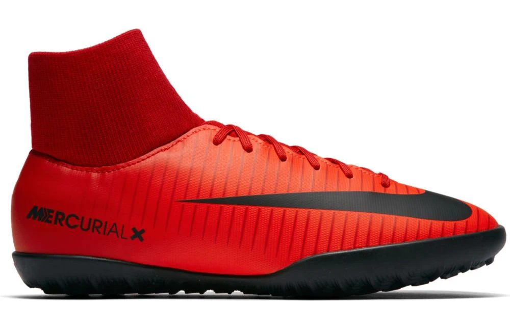 Nike Junior MercurialX Victory 6 DF TF Red/Black - Image 6