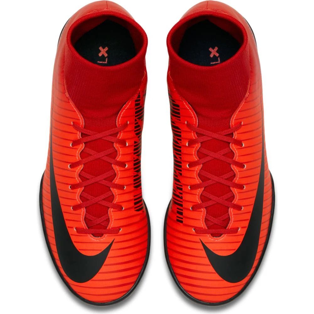 Nike Junior MercurialX Victory 6 DF TF Red/Black - Image 8
