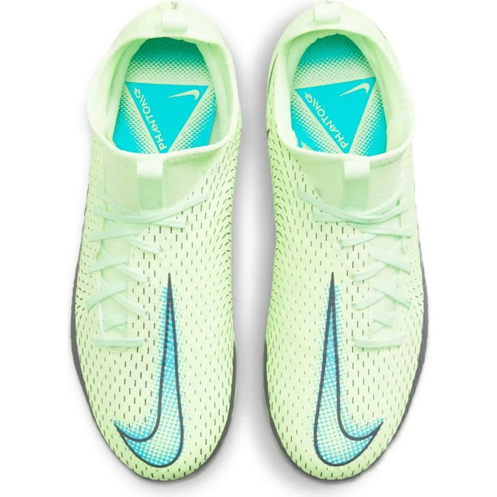 Nike JR Phantom GT Academy DF FG-MG - Lime Glow-Aquamarine - Image 4