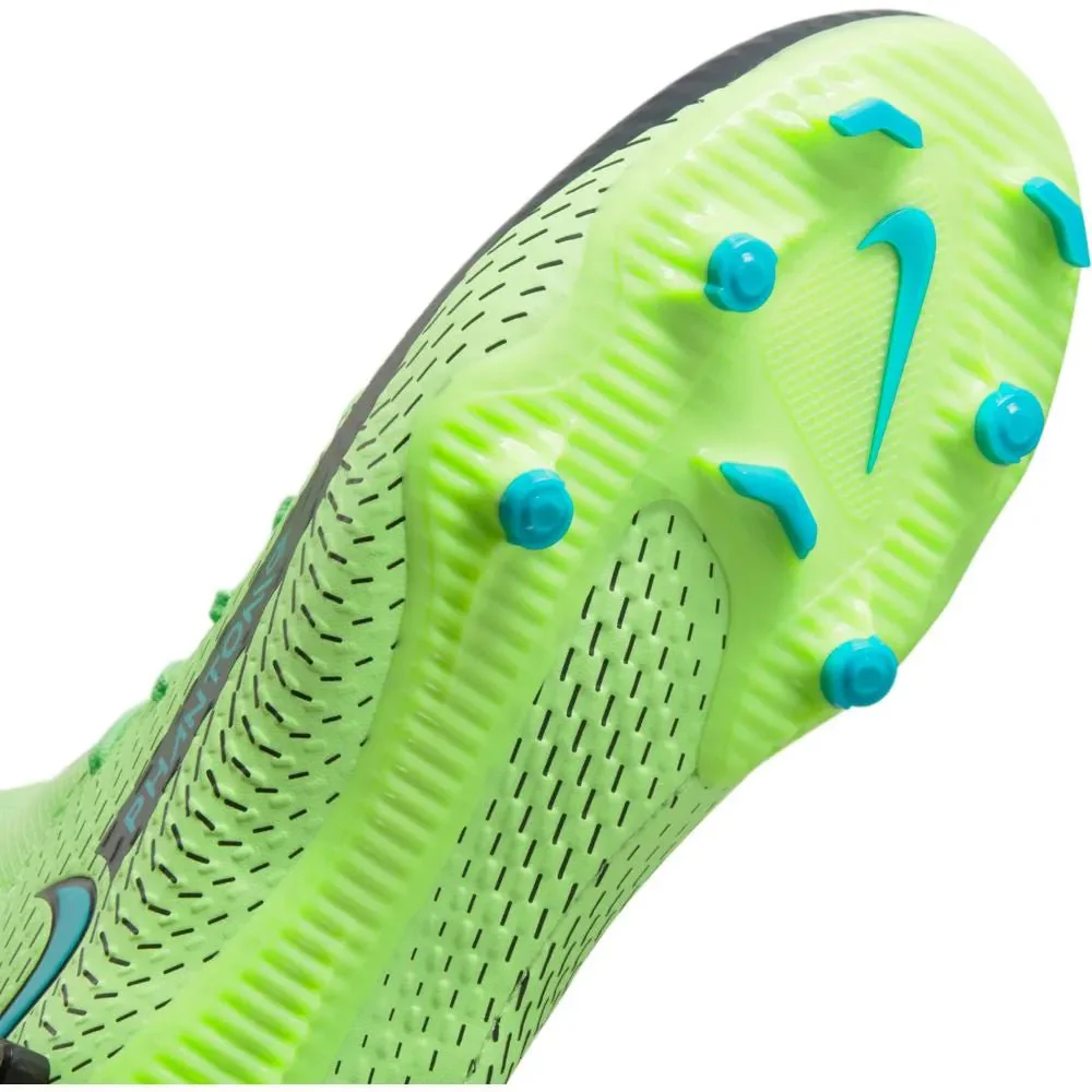 Nike JR Phantom GT Academy DF FG-MG - Lime Glow-Aquamarine - Image 7