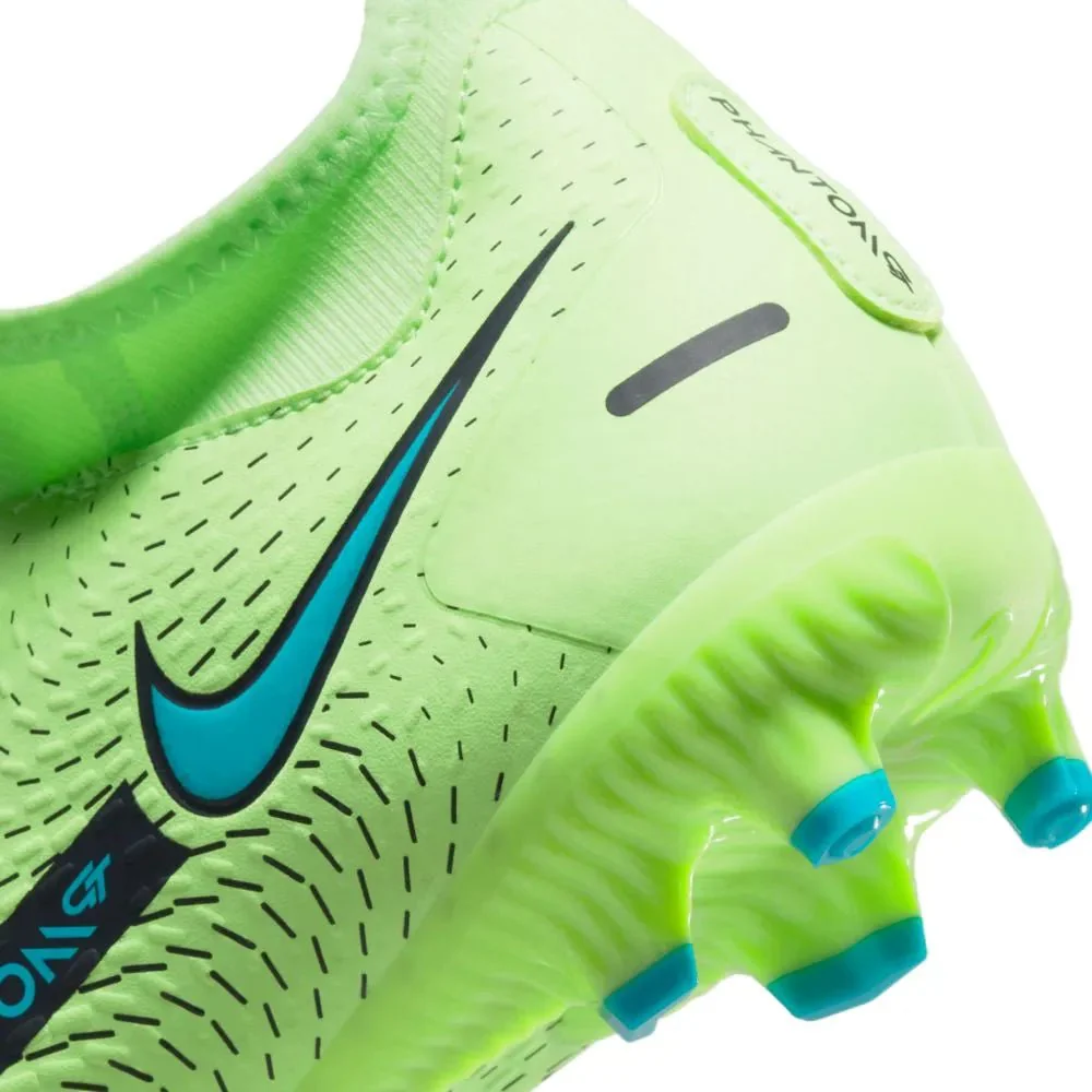 Nike JR Phantom GT Academy DF FG-MG - Lime Glow-Aquamarine - Image 9