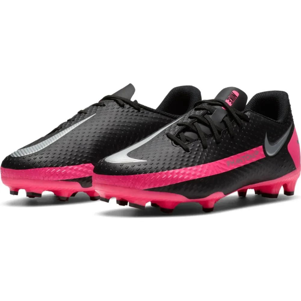 Nike Junior Phantom GT Academy FG-MG - Black-Pink - Image 3