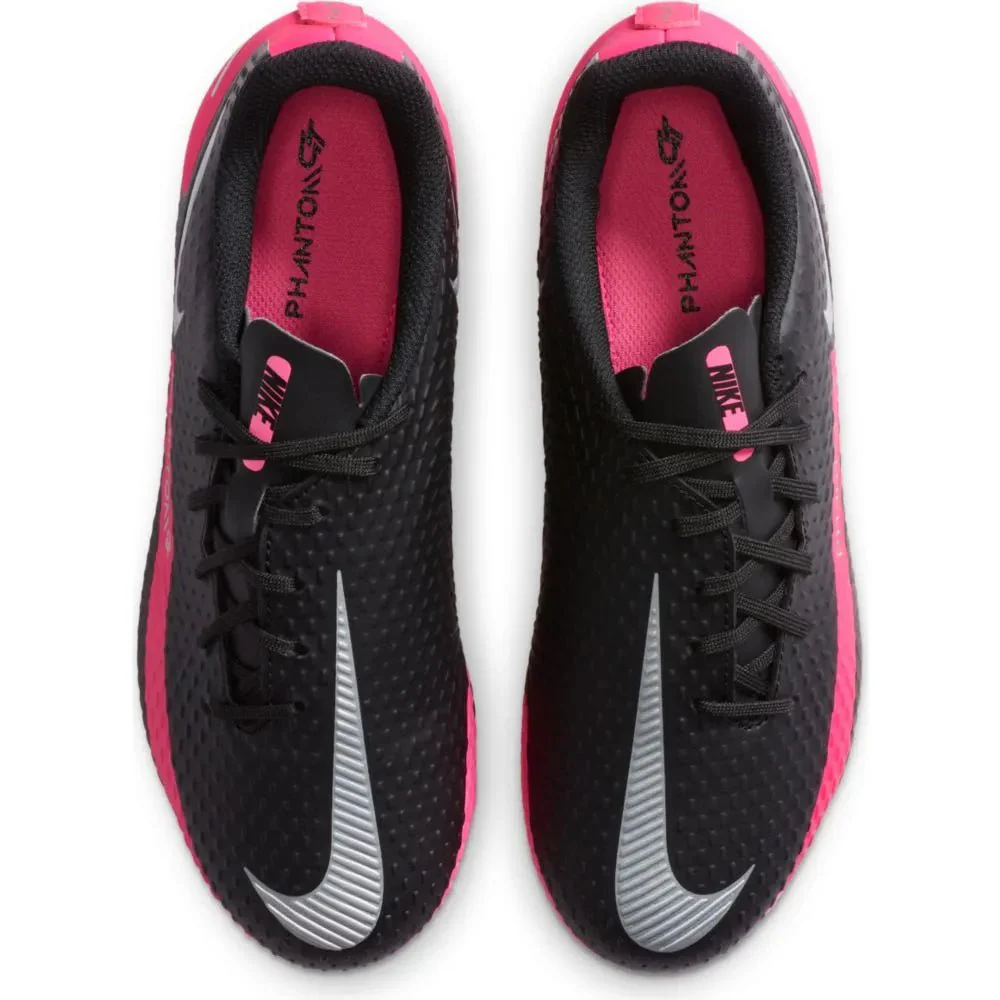 Nike Junior Phantom GT Academy FG-MG - Black-Pink - Image 4
