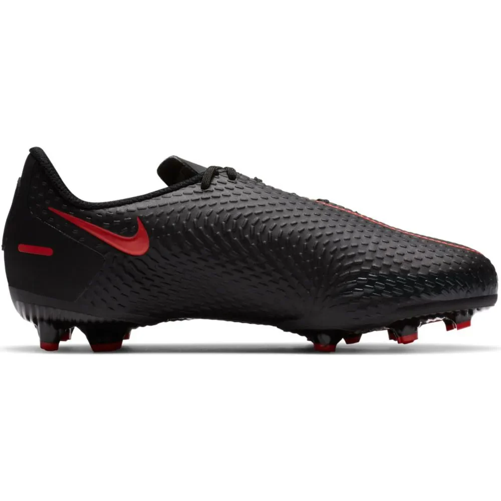 Nike Junior Phantom GT Academy FG-MG - Black-Red - Image 2