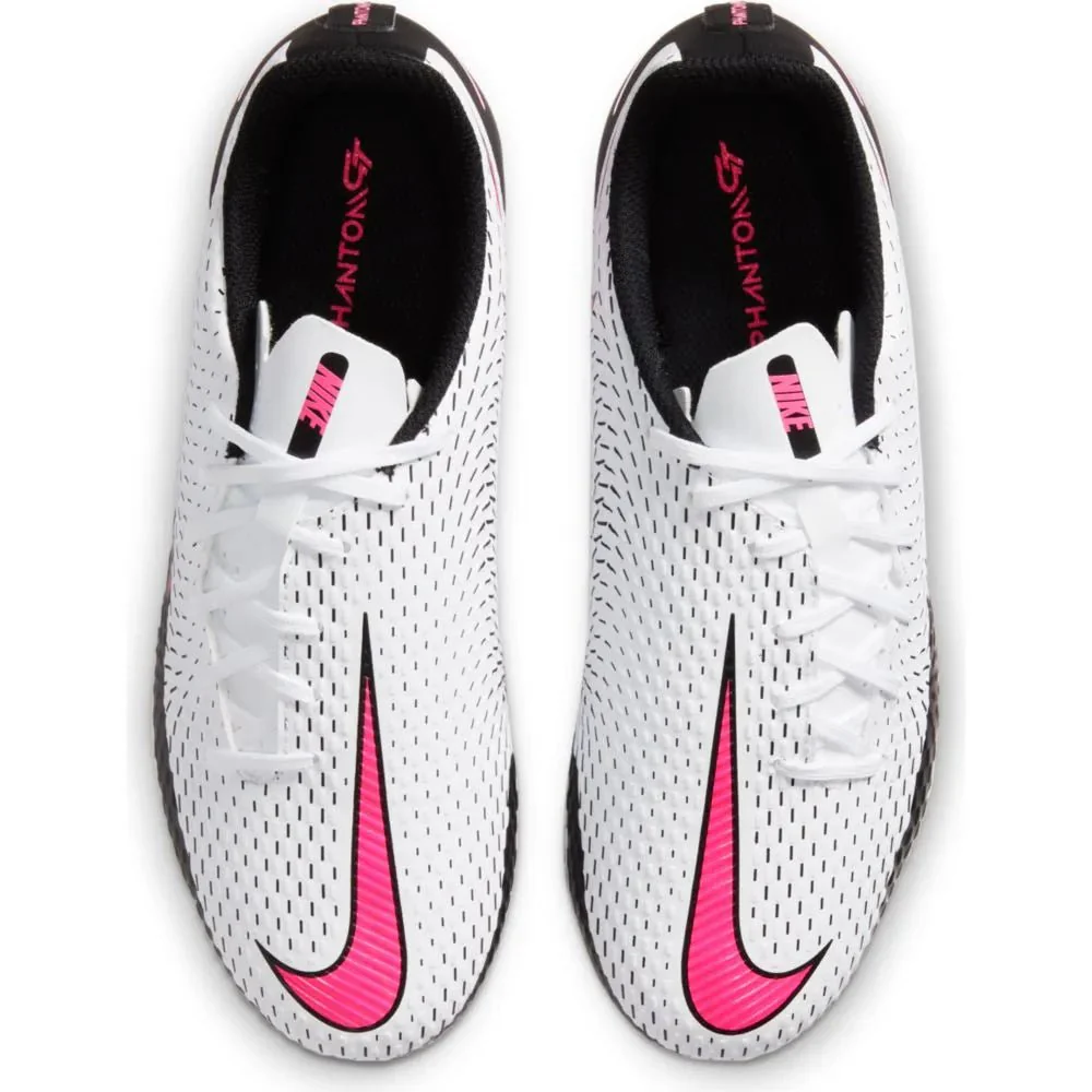 Nike JR Phantom GT Academy FG-MG - White-Black-Pink - Image 4
