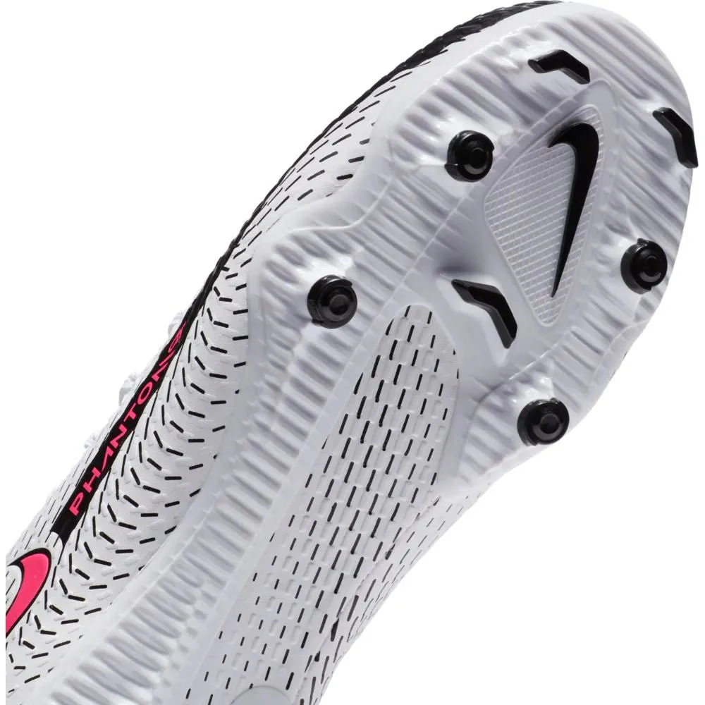 Nike JR Phantom GT Academy FG-MG - White-Black-Pink - Image 7