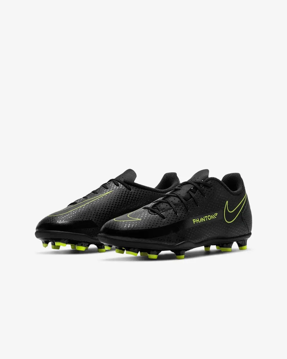 Nike JR Phantom GT Club FG-MG - Black-Volt - Image 3