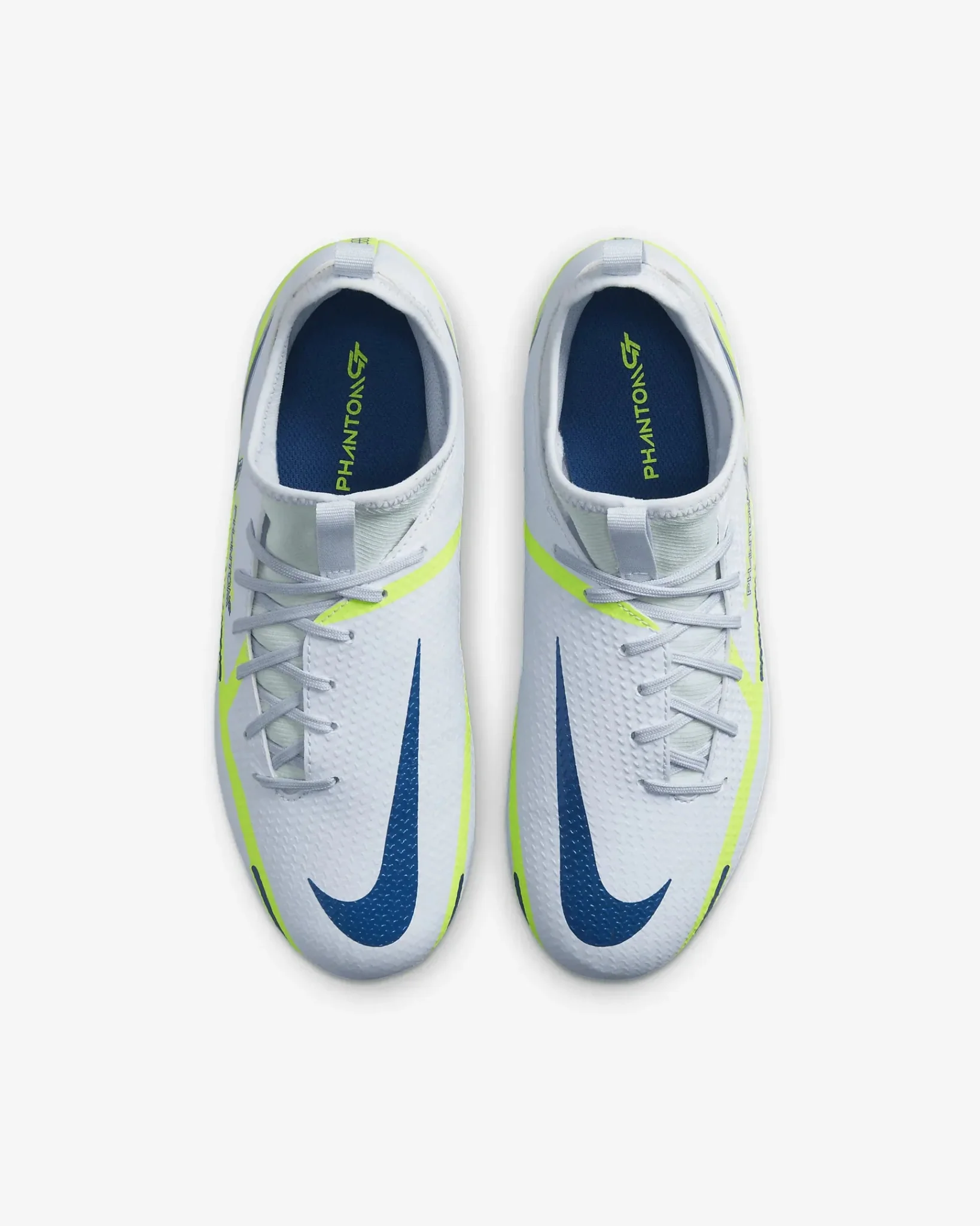Nike Junior Phantom GT2 Academy DF FG-MG - Grey-Blue - Image 4
