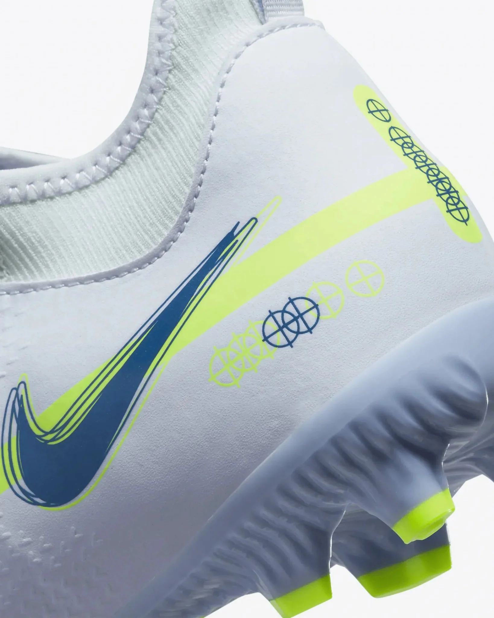 Nike Junior Phantom GT2 Academy DF FG-MG - Grey-Blue - Image 9