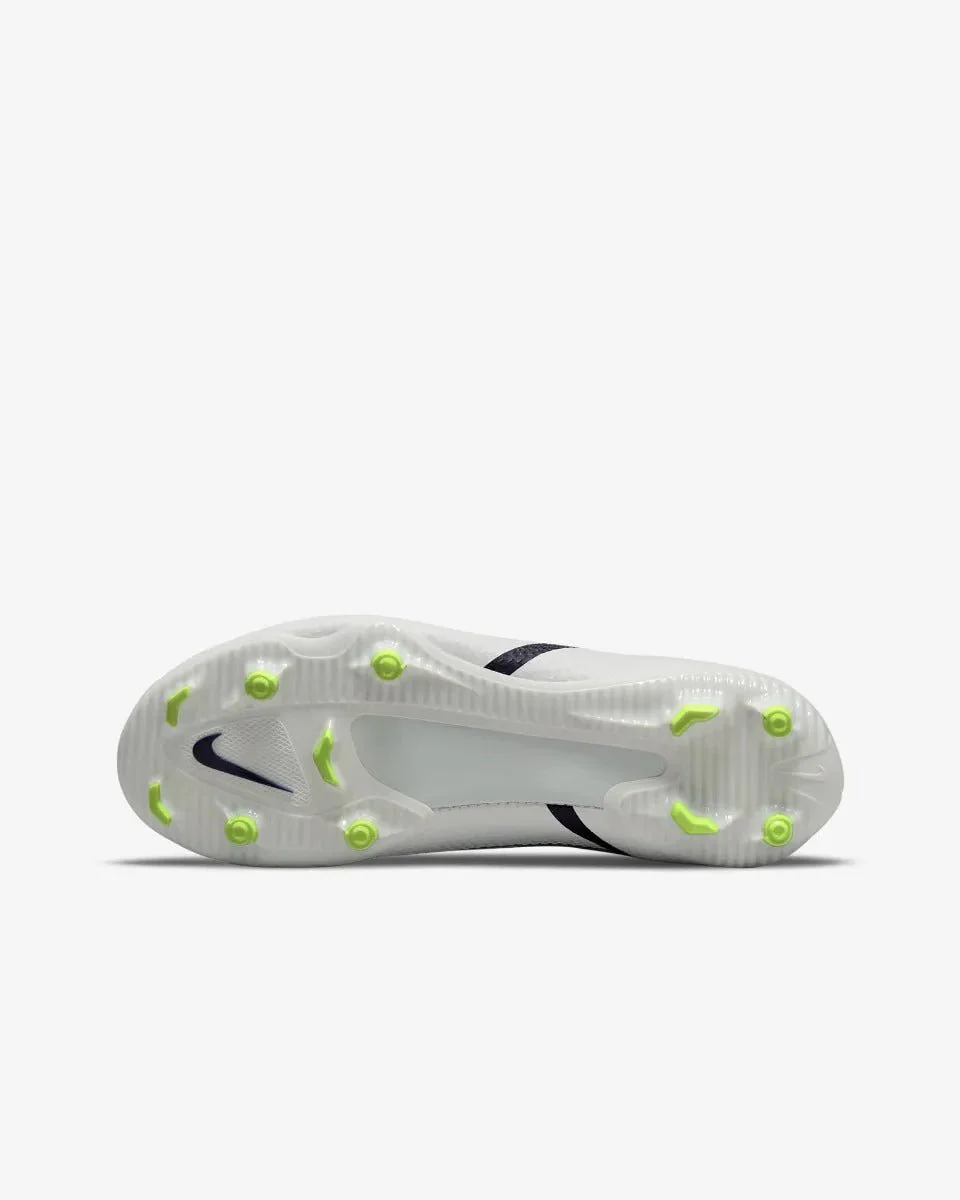Nike Junior Phantom GT2 Academy DF FG-MG - Sapphire-Volt-Grey - Image 5
