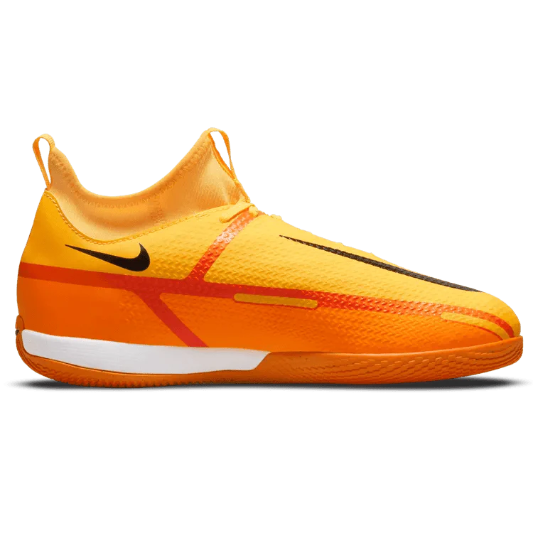 Nike Junior Phantom GT2 Academy DF Indoor - Laser Orange-Black - Image 2