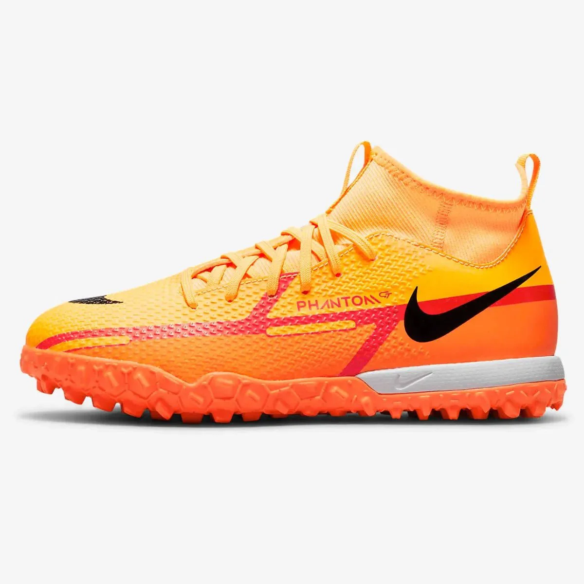 Nike Junior Phantom GT2 Academy DF TF - Laser Orange-Black