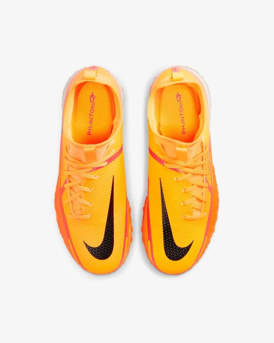 Nike Junior Phantom GT2 Academy DF TF - Laser Orange-Black - Image 4