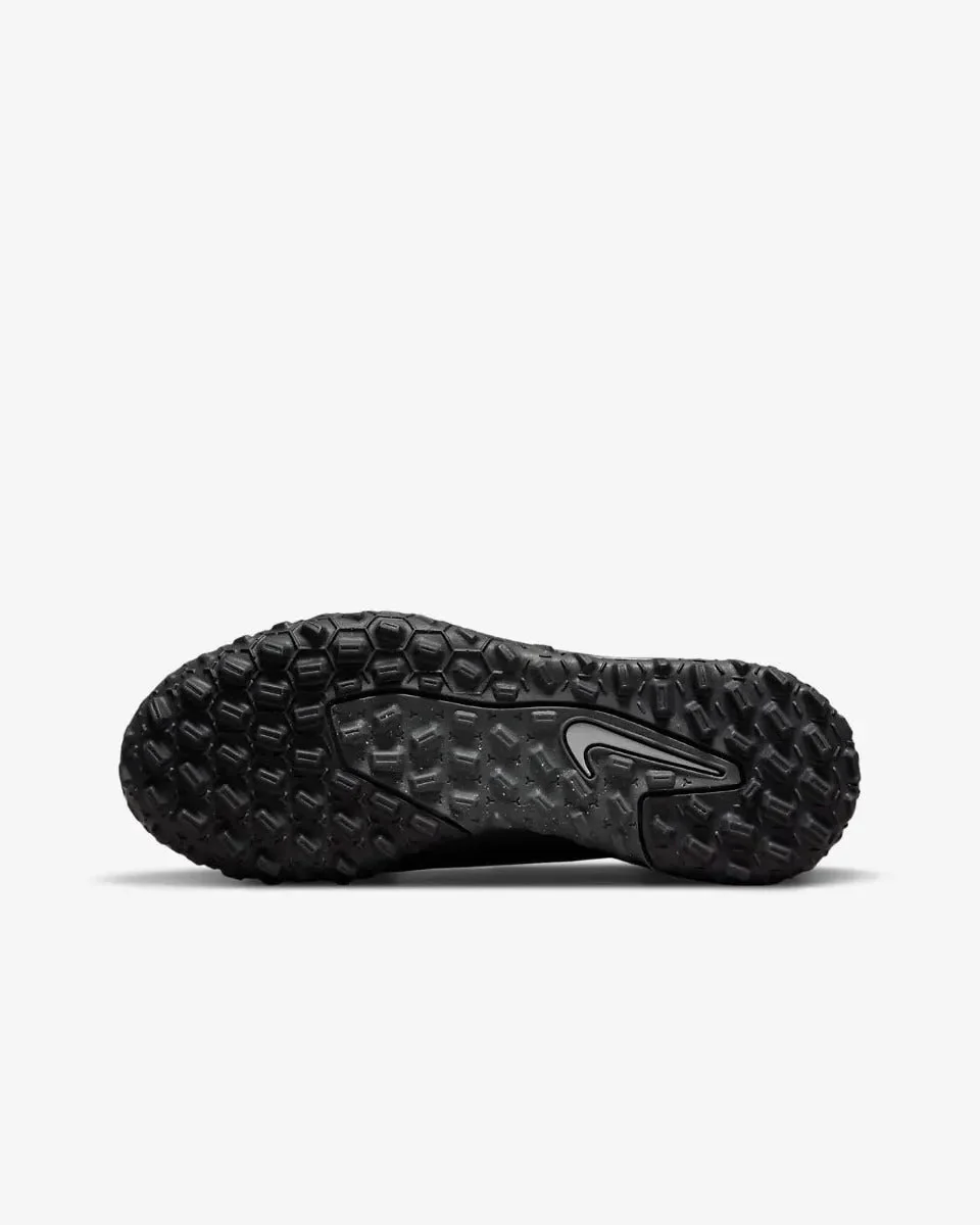 Nike Junior Phantom GT2 Academy DF Turf - Black-Dark Grey-Gold - Image 5