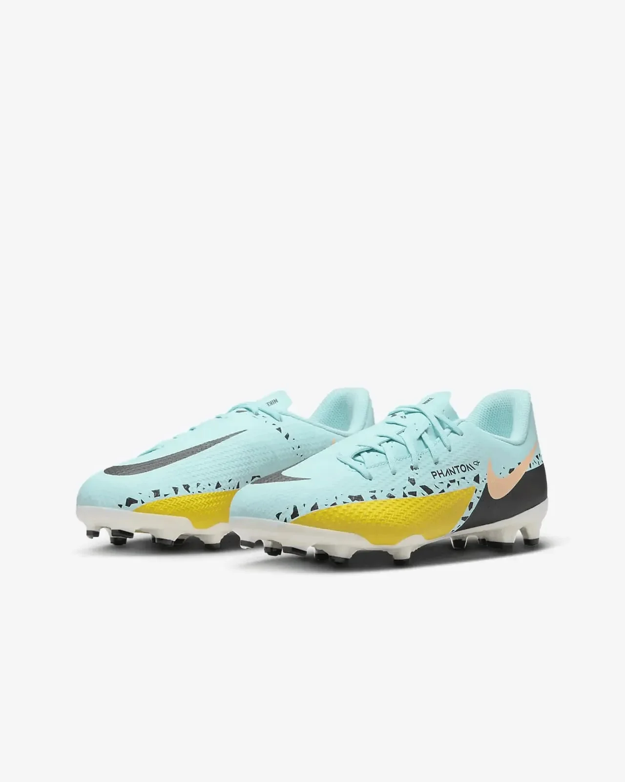 Nike Junior Phantom GT2 Academy FG-MG - Glacier Ice-Black - Image 3