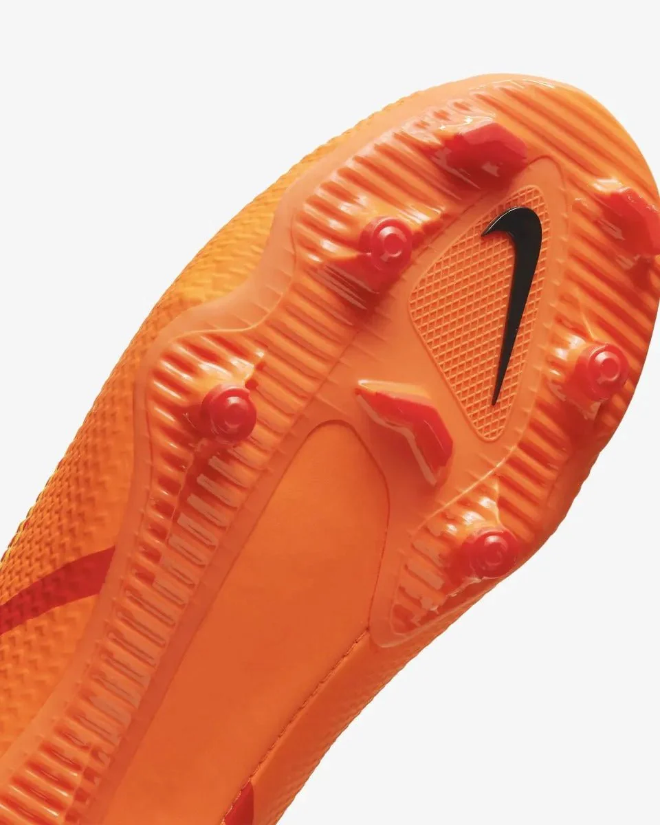 Nike Junior Phantom GT2 Academy FG-MG - Laser Orange-Black - Image 7