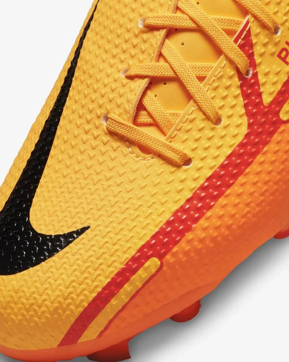Nike Junior Phantom GT2 Academy FG-MG - Laser Orange-Black - Image 8