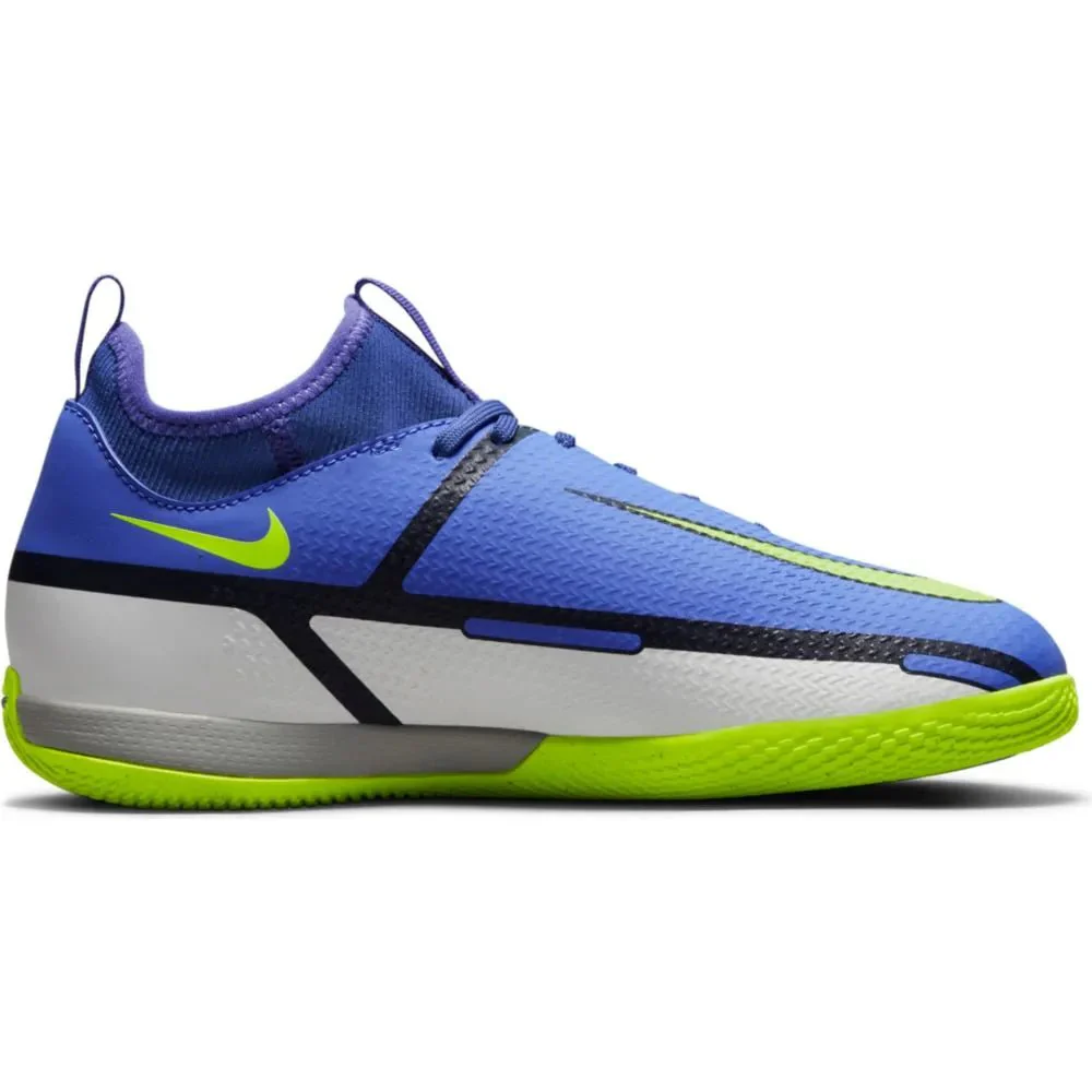 Nike Junior Phantom GT2 Academy IC - Sapphire-Volt-Grey - Image 2