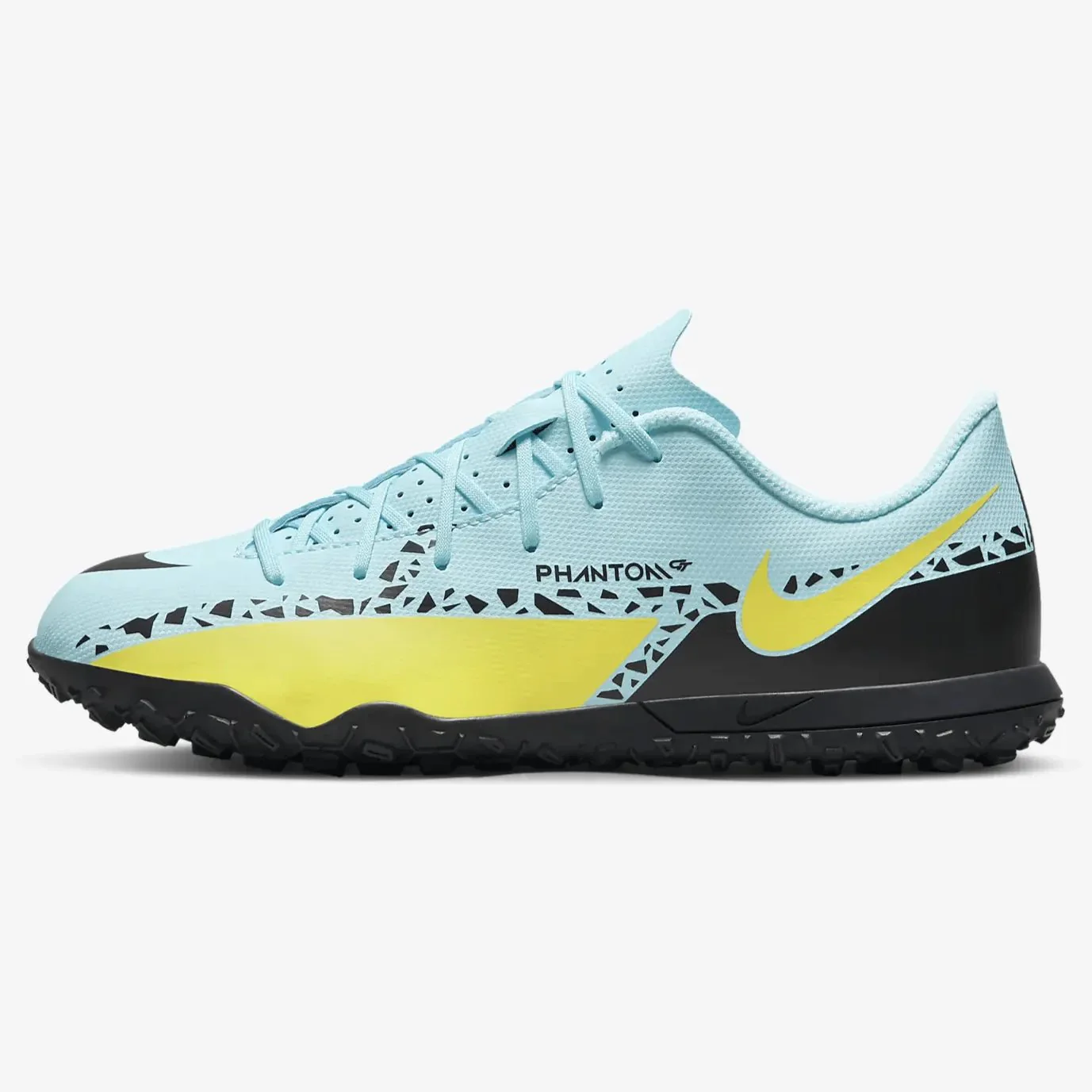 Nike Junior Phantom GT2 Club Turf Glacier Ice-Black