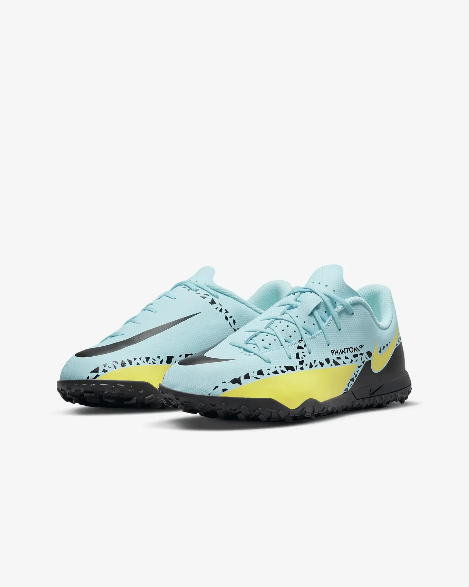 Nike Junior Phantom GT2 Club Turf Glacier Ice-Black - Image 3