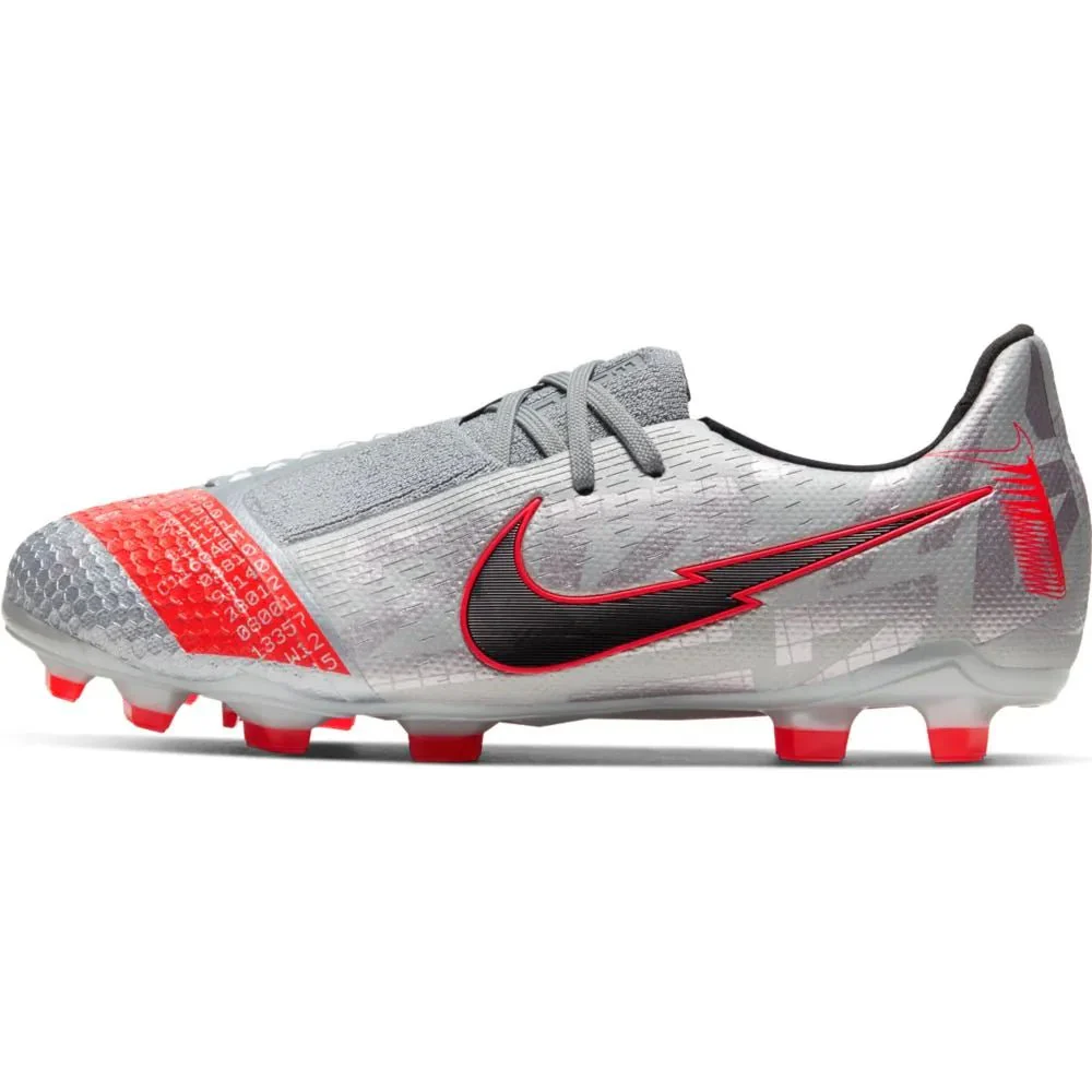 Nike Junior Phantom Venom Elite FG - Grey-Red