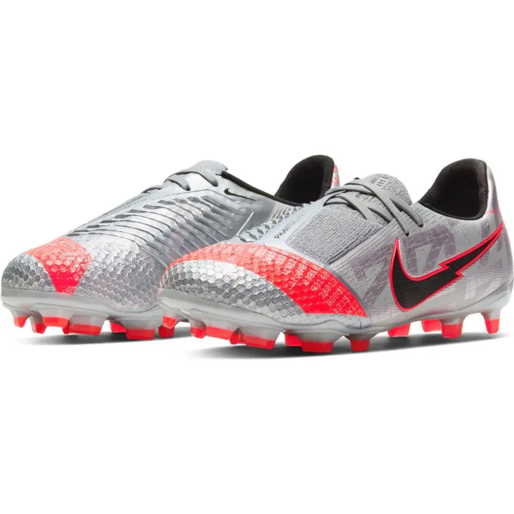 Nike Junior Phantom Venom Elite FG - Grey-Red - Image 3