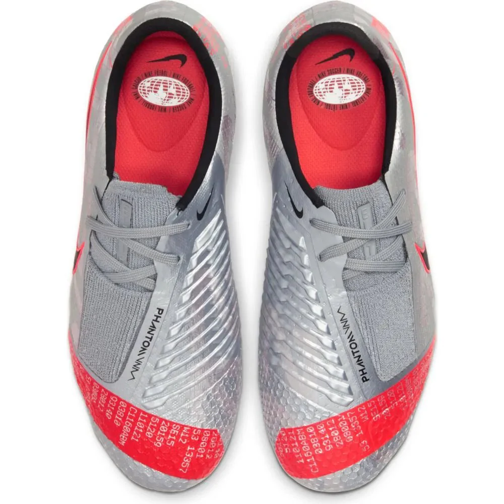 Nike Junior Phantom Venom Elite FG - Grey-Red - Image 4