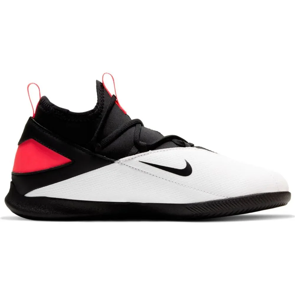 Nike JR Phantom Vision 2 Club DF IC - White-Black-Crimson - Image 2