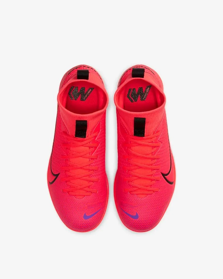 Nike JR Superfly 7 Academy IC - Crimson-Black - Image 4