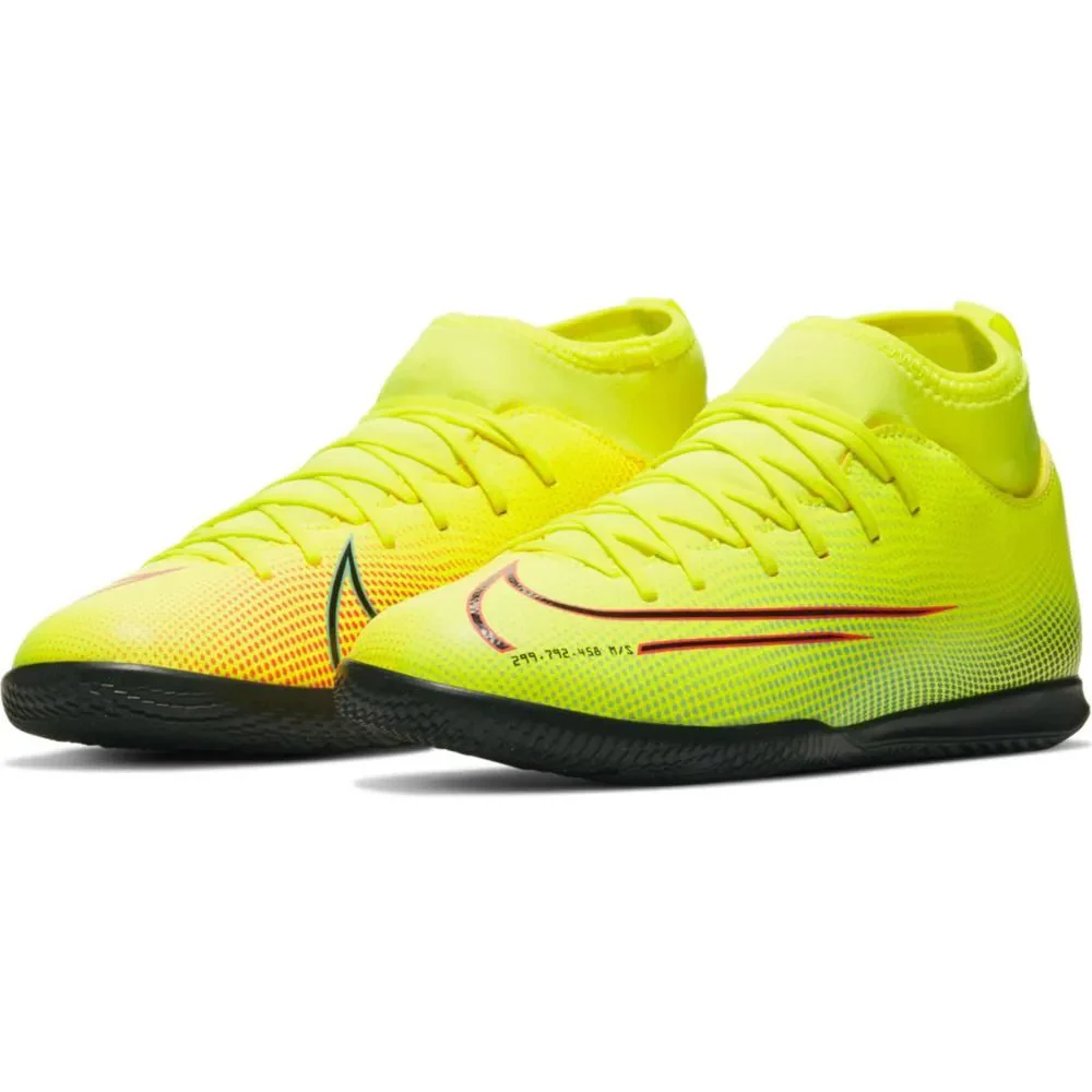 Nike JR Superfly 7 Club MDS IC - Yellow-Green - Image 3