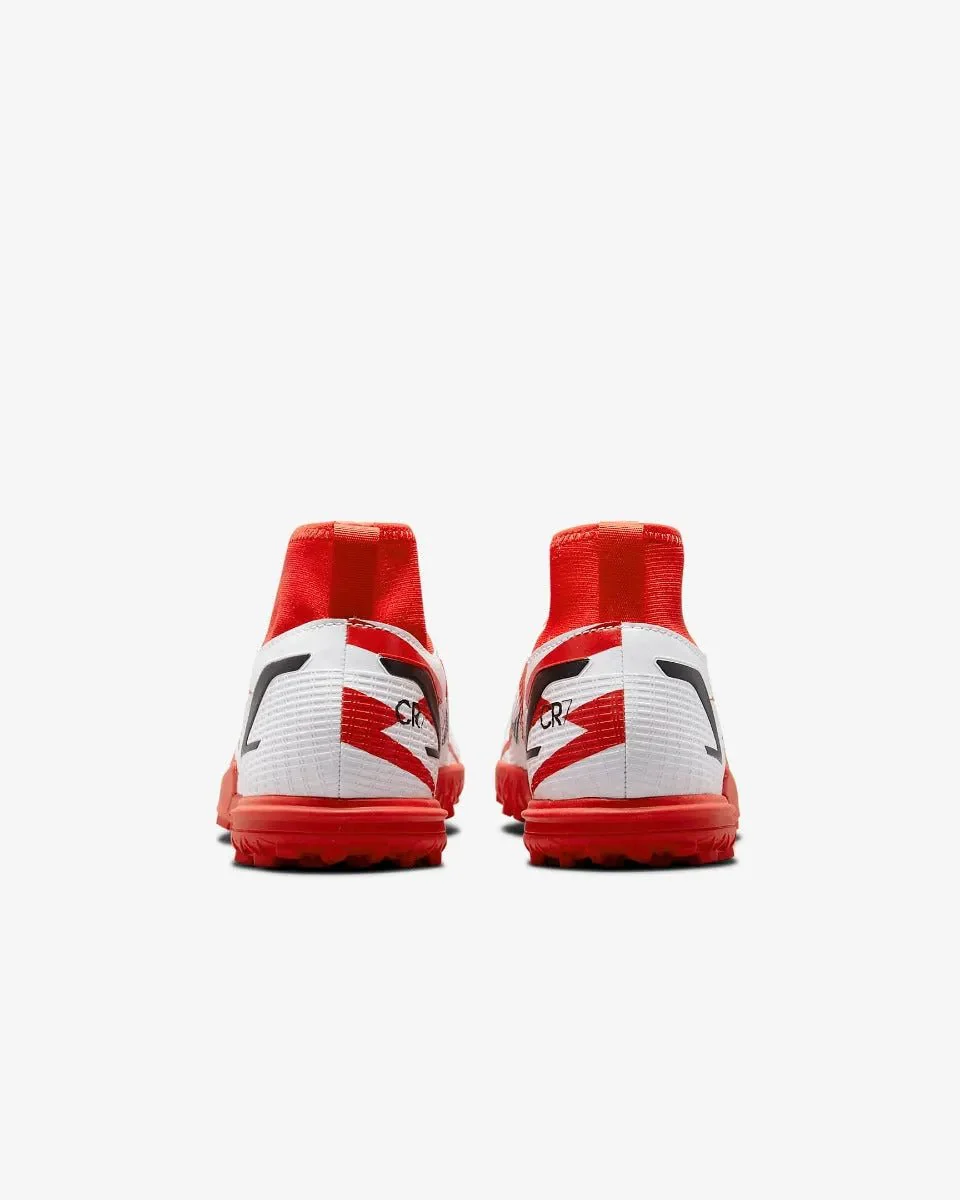 Nike Junior Superfly 8 Academy CR7 TF - Red-White - Image 6
