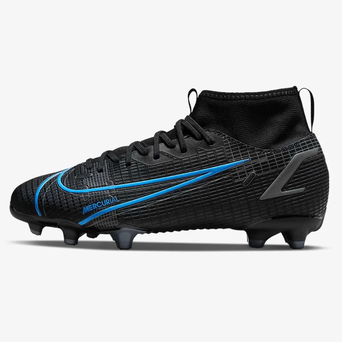 Nike JR Superfly 8 Academy FG-MG - Black-Blue