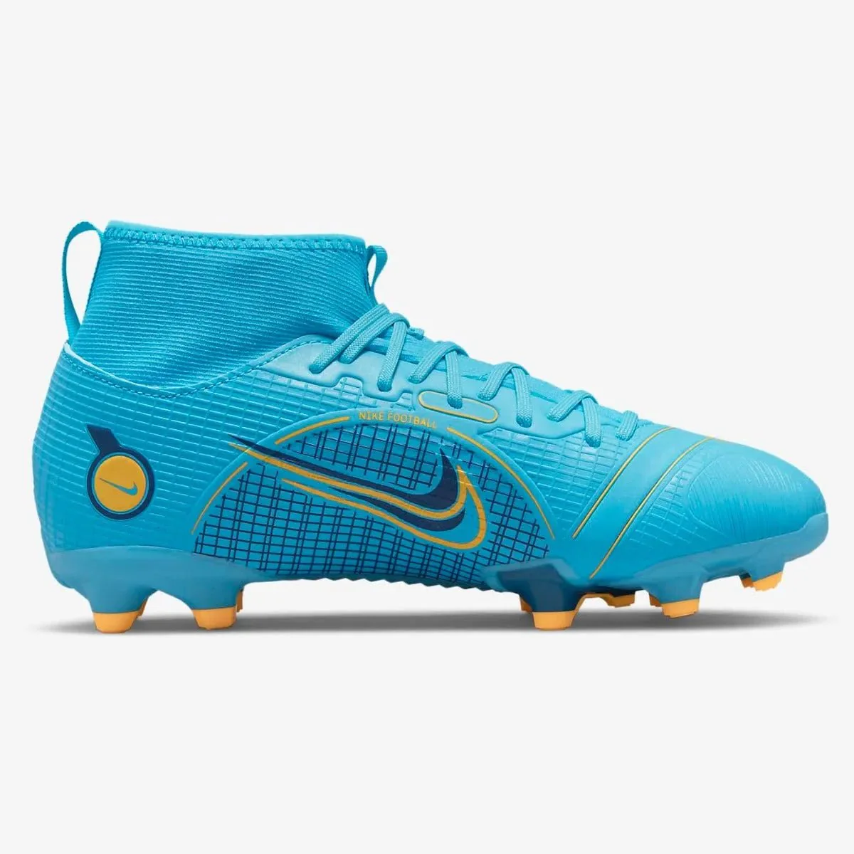 Nike JR Superfly 8 Academy FG-MG - Chlorine Blue-Laser Orange - Image 2