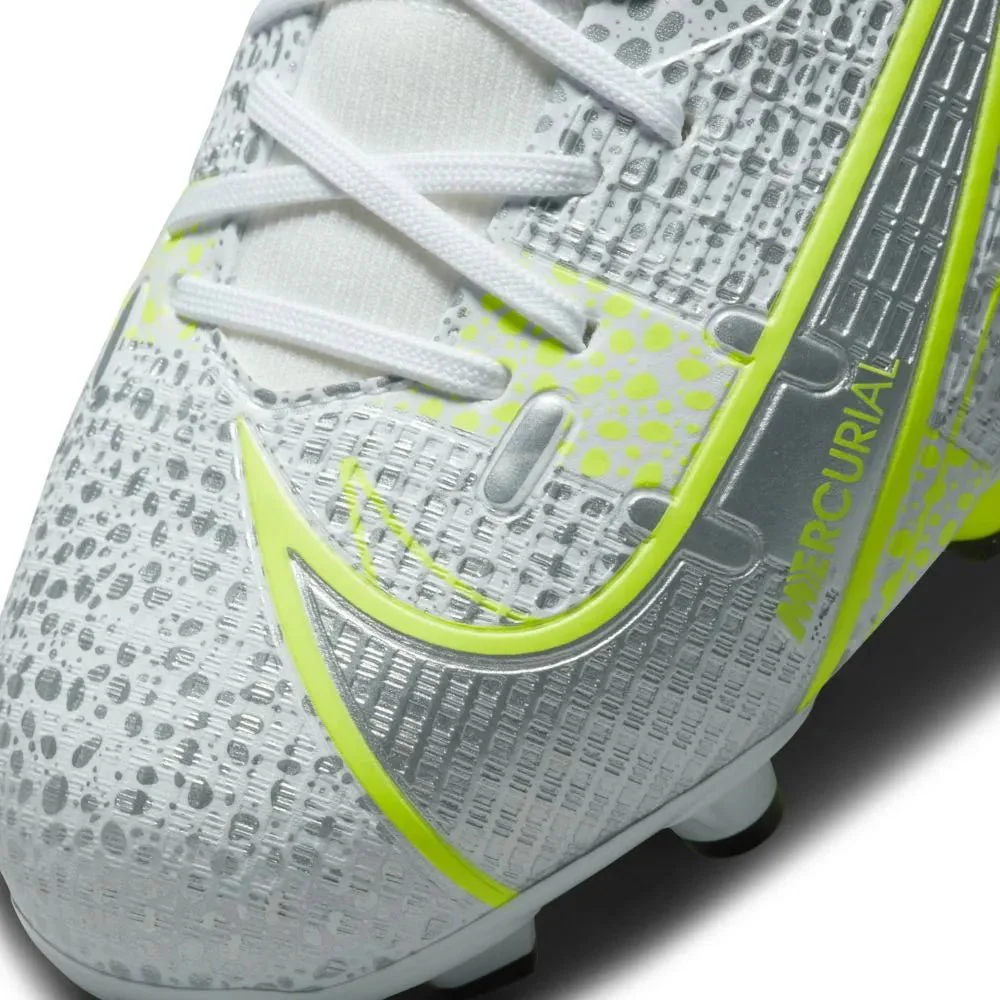 Nike JR Superfly 8 Academy FG-MG - White-Grey-Volt - Image 7