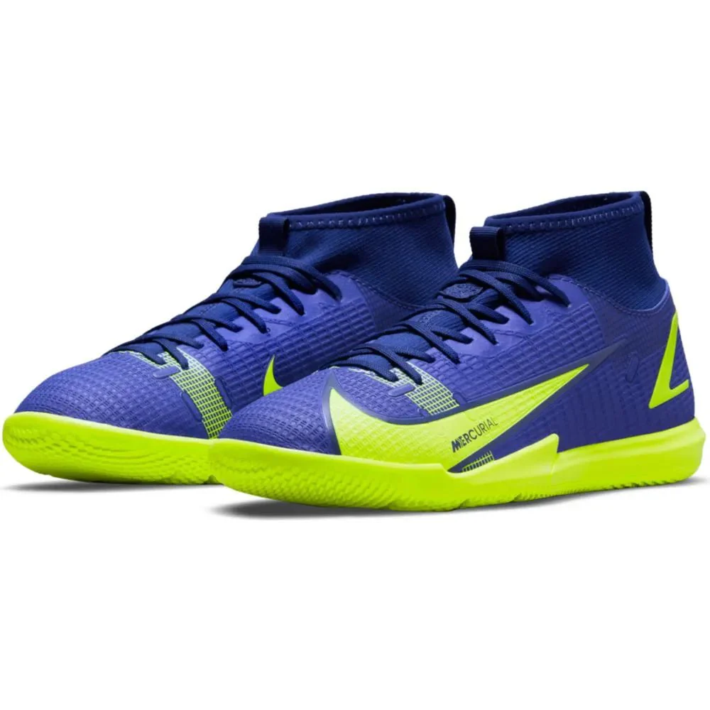 Nike Junior Superfly 8 Academy IC - Lapis-Volt-Blue Void - Image 3