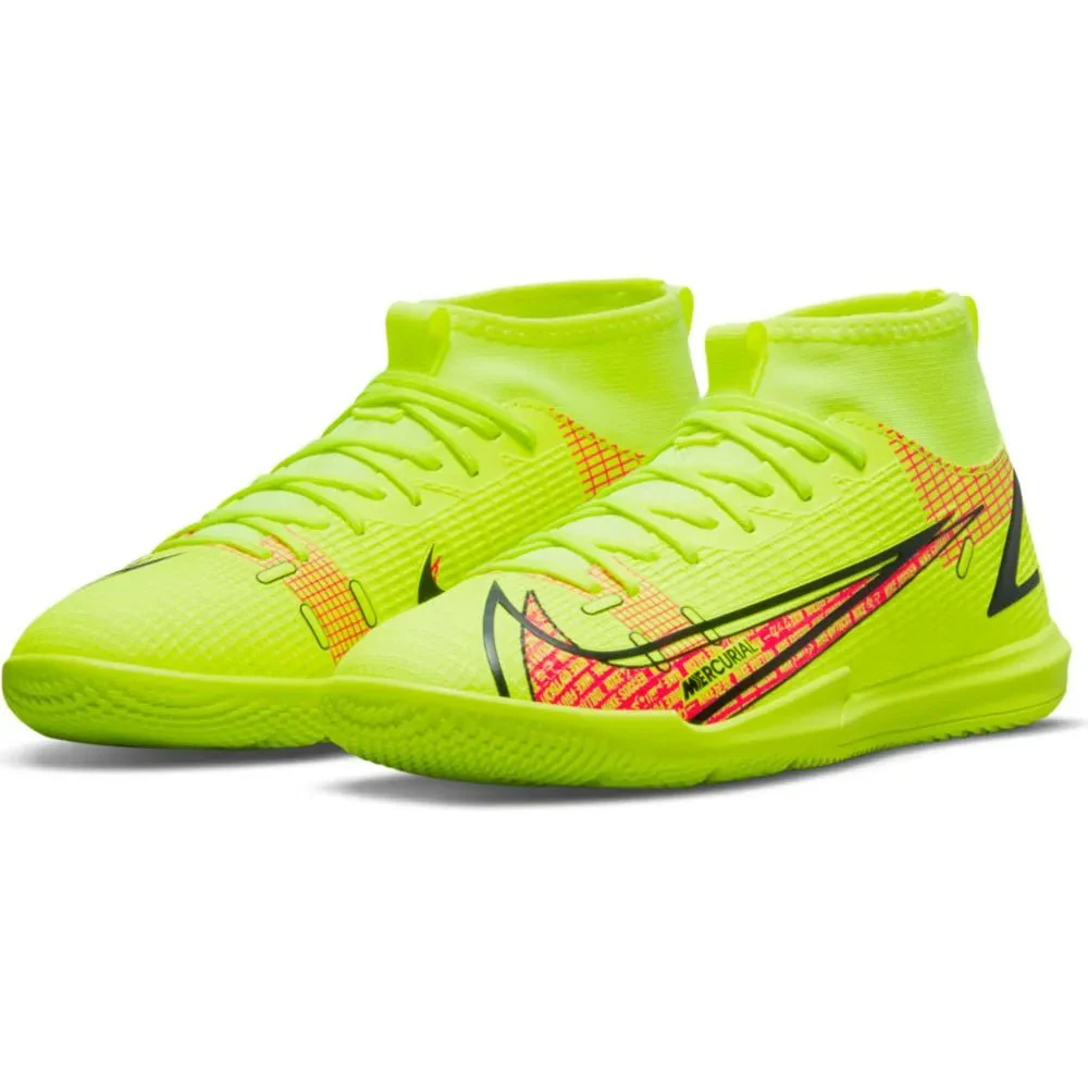Nike Junior Superfly 8 Academy IC - Volt-Bright Crimson - Image 3