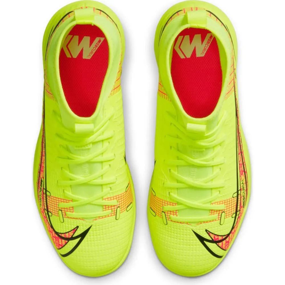 Nike Junior Superfly 8 Academy IC - Volt-Bright Crimson - Image 4