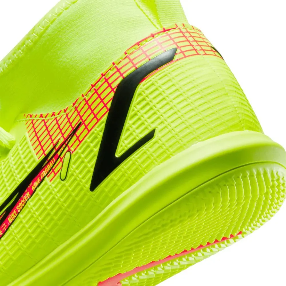 Nike Junior Superfly 8 Academy IC - Volt-Bright Crimson - Image 8