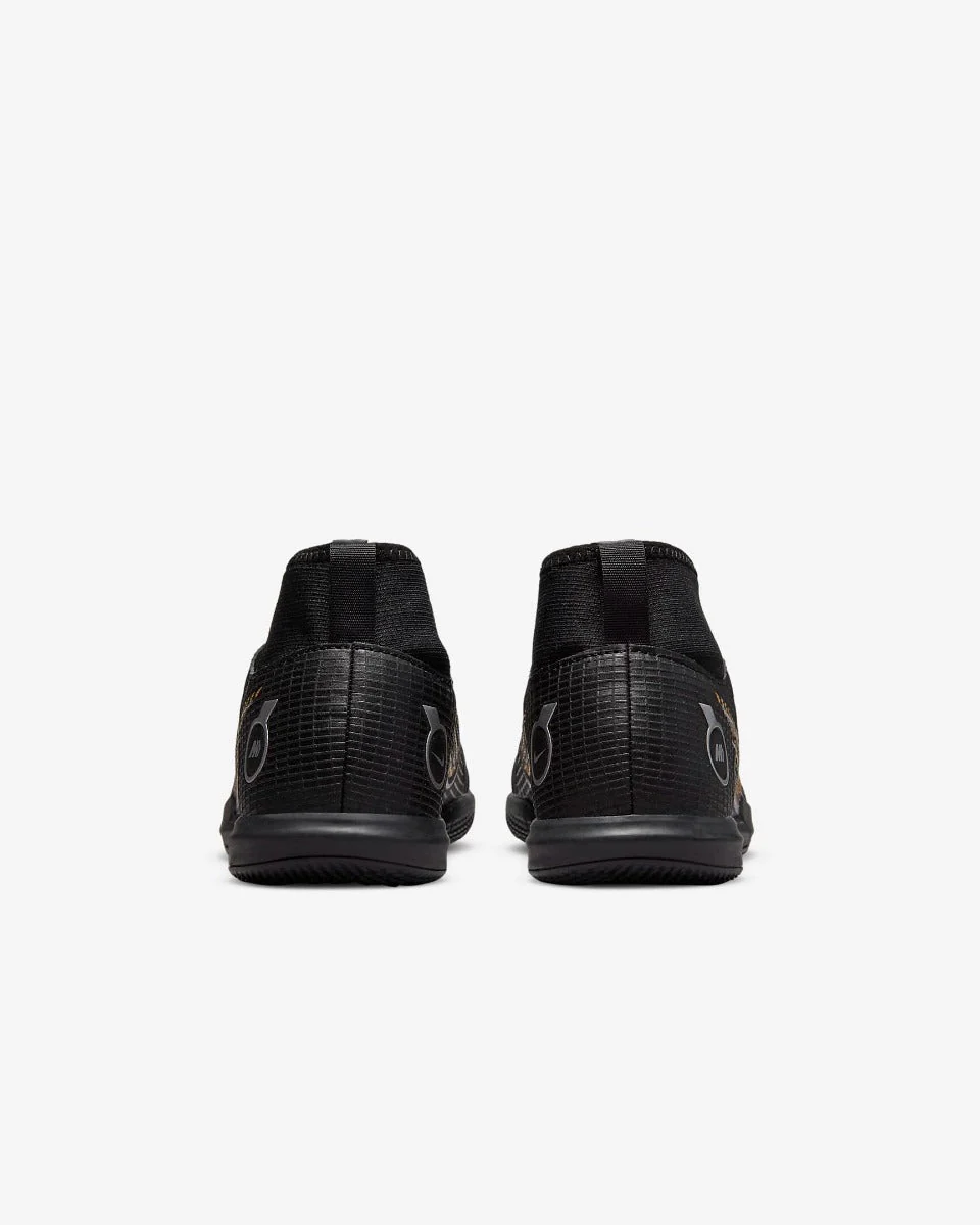 Nike Junior Superfly 8 Academy Indoor - Black-Silver-Gold - Image 6