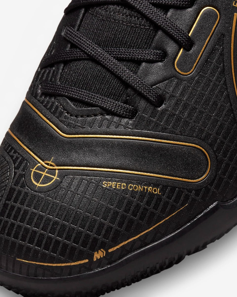 Nike Junior Superfly 8 Academy Indoor - Black-Silver-Gold - Image 7