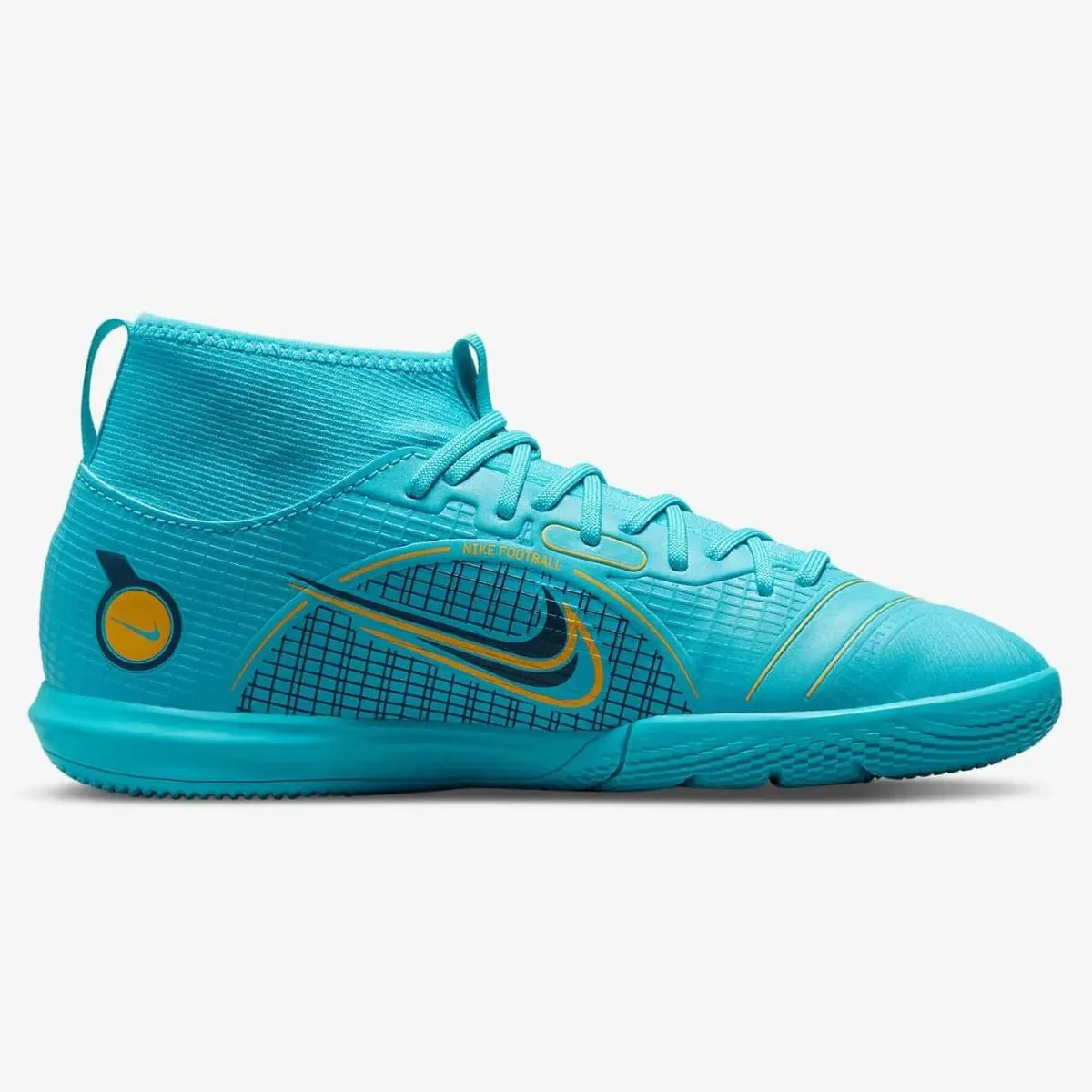 Nike Junior Superfly 8 Academy Indoor - Chlorine Blue-Laser Orange - Image 2